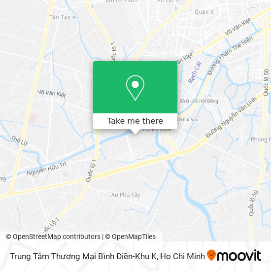 Trung Tâm Thương Mại Bình Điền-Khu K map