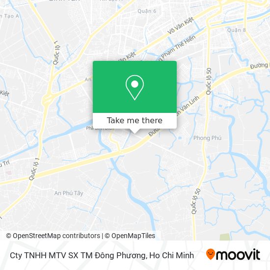 Cty TNHH MTV SX TM Đông Phương map