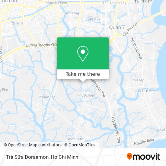 Trà Sữa Doraemon map