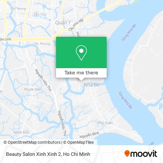 Beauty Salon Xinh Xinh 2 map
