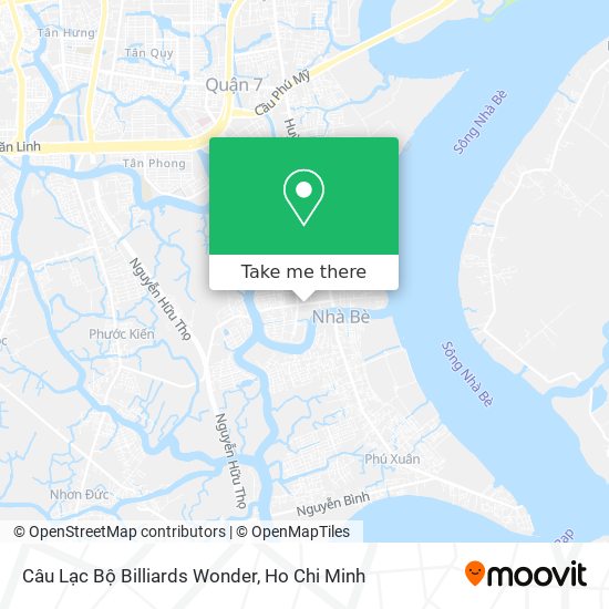 Câu Lạc Bộ Billiards Wonder map