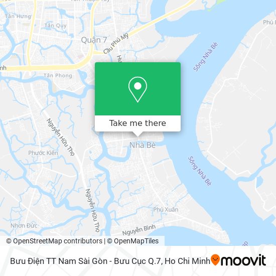 Bưu Điện TT Nam Sài Gòn - Bưu Cục Q.7 map