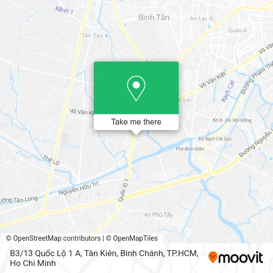B3 / 13 Quốc Lộ 1 A, Tân Kiên, Bình Chánh, TP.HCM map