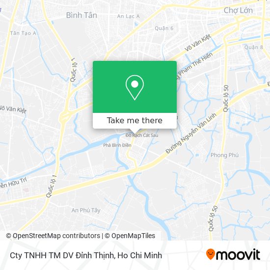 Cty TNHH TM DV Đỉnh Thịnh map