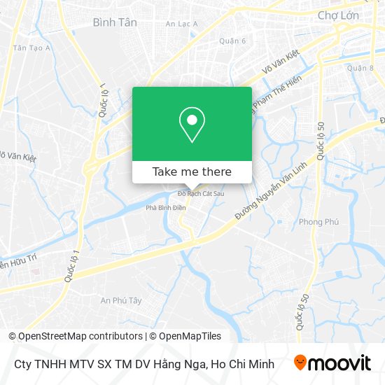 Cty TNHH MTV SX TM DV Hằng Nga map