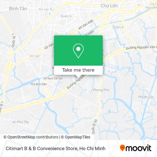 Citimart B & B Convenience Store map