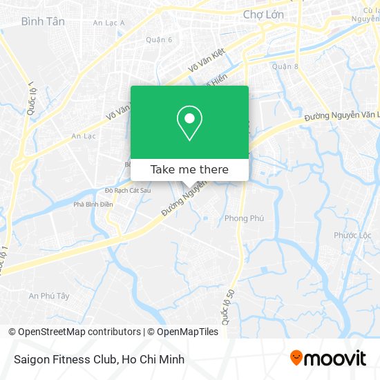 Saigon Fitness Club map