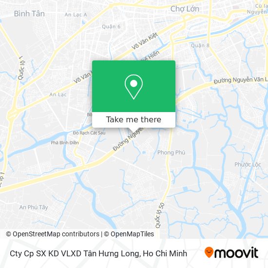 Cty Cp SX KD VLXD Tân Hưng Long map