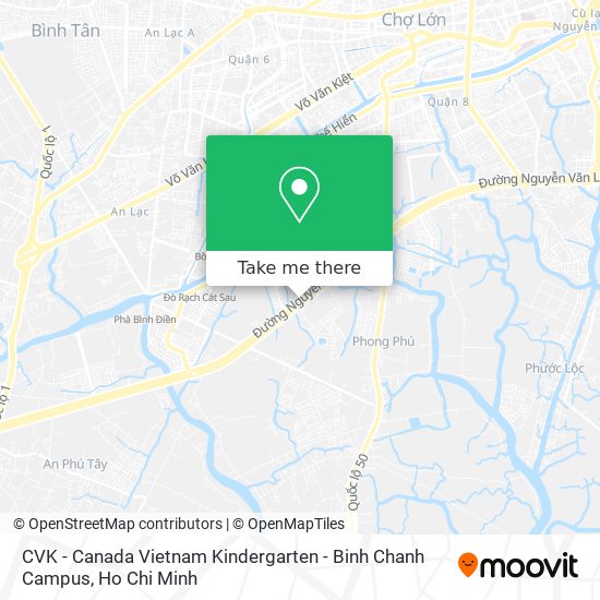 CVK - Canada Vietnam Kindergarten - Binh Chanh Campus map