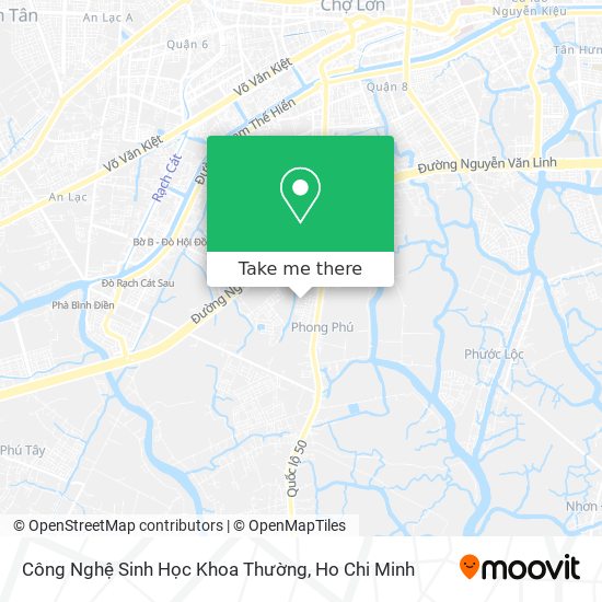 Công Nghệ Sinh Học Khoa Thường map