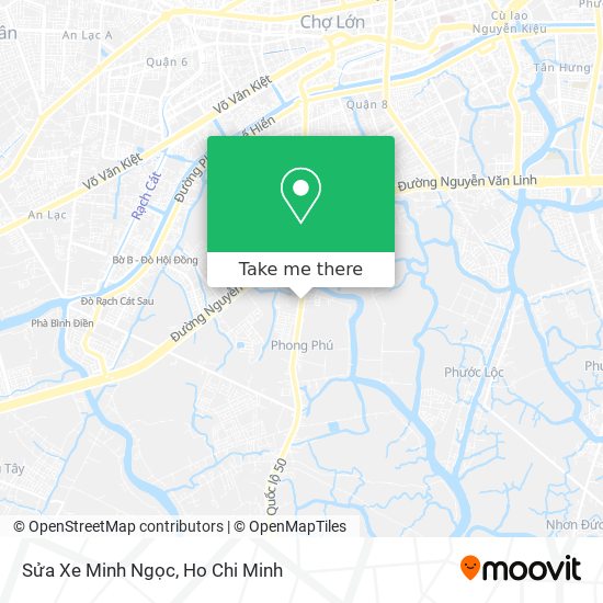 Sửa Xe Minh Ngọc map