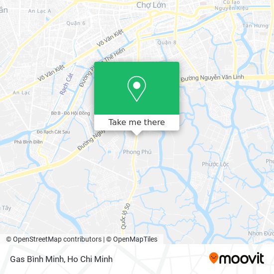 Gas Bình Minh map