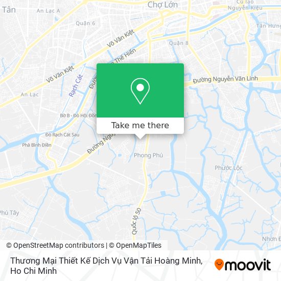 Thương Mại Thiết Kế Dịch Vụ Vận Tải Hoàng Minh map