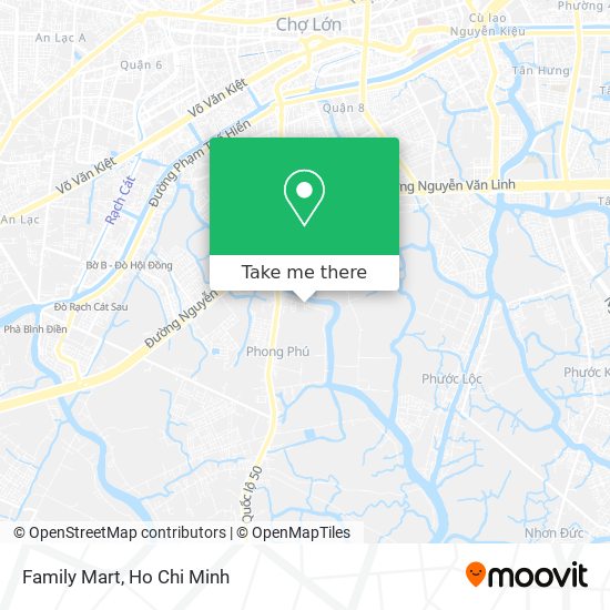 Family Mart map