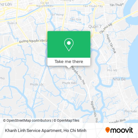 Khanh Linh Service Apartment map