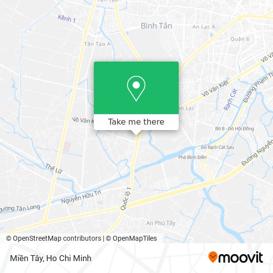 Miền Tây map