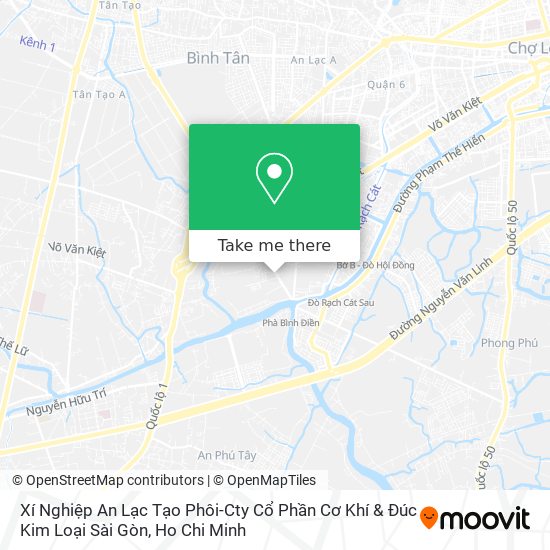 Xí Nghiệp An Lạc Tạo Phôi-Cty Cổ Phần Cơ Khí & Đúc Kim Loại Sài Gòn map