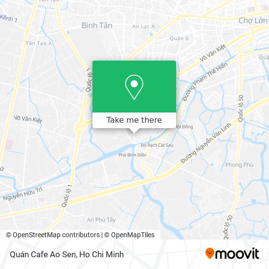 Quán Cafe Ao Sen map