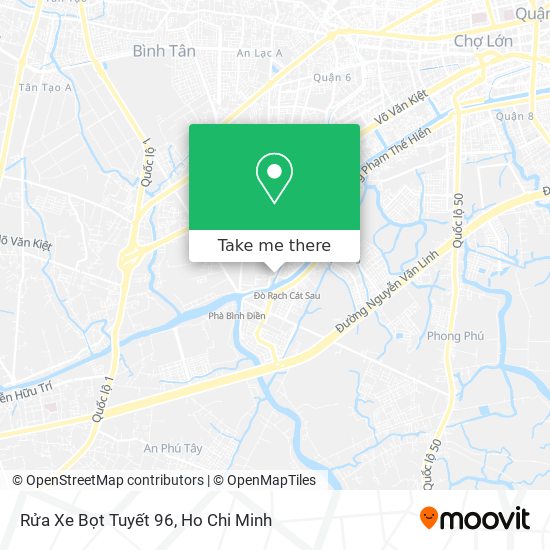 Rửa Xe Bọt Tuyết 96 map