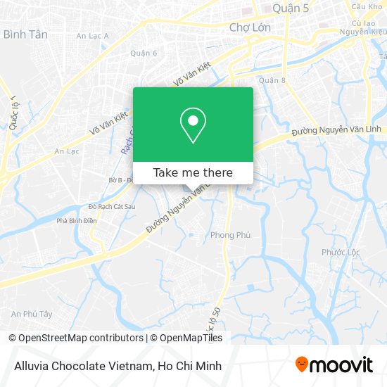 Alluvia Chocolate Vietnam map