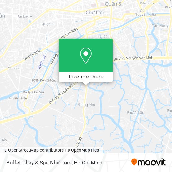 Buffet Chay & Spa Như Tâm map