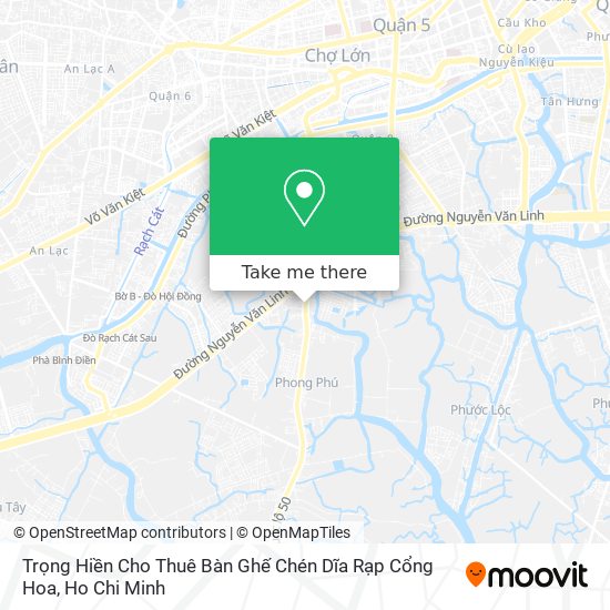 Trọng Hiền Cho Thuê Bàn Ghế Chén Dĩa Rạp Cổng Hoa map