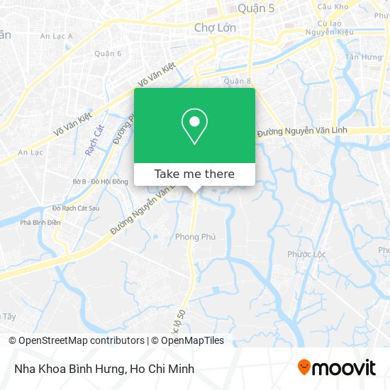 Nha Khoa Bình Hưng map