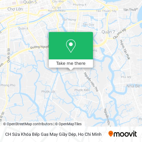 CH Sửa Khóa Bếp Gas May Giầy Dép map