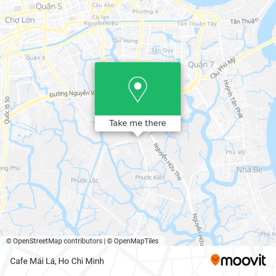 Cafe Mái Lá map