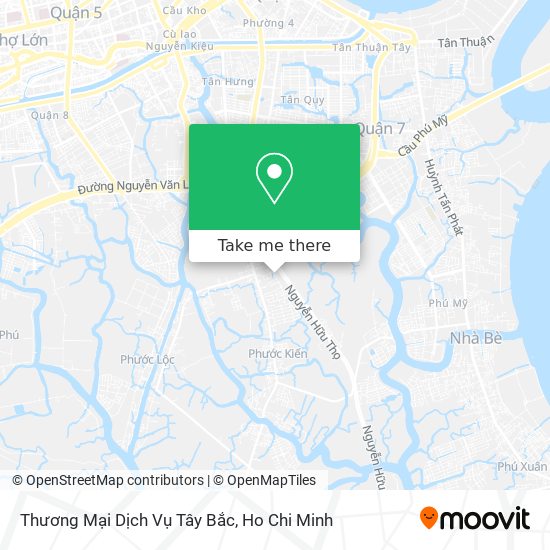 Thương Mại Dịch Vụ Tây Bắc map