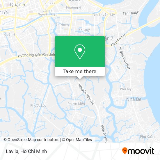 Lavila map