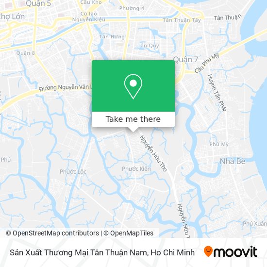 Sản Xuất Thương Mại Tân Thuận Nam map