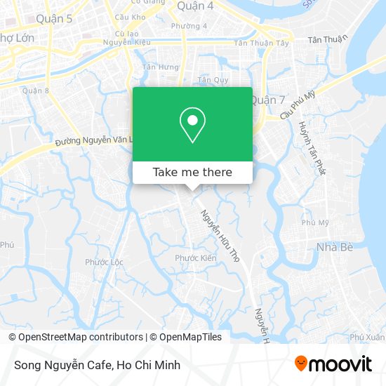 Song Nguyễn Cafe map