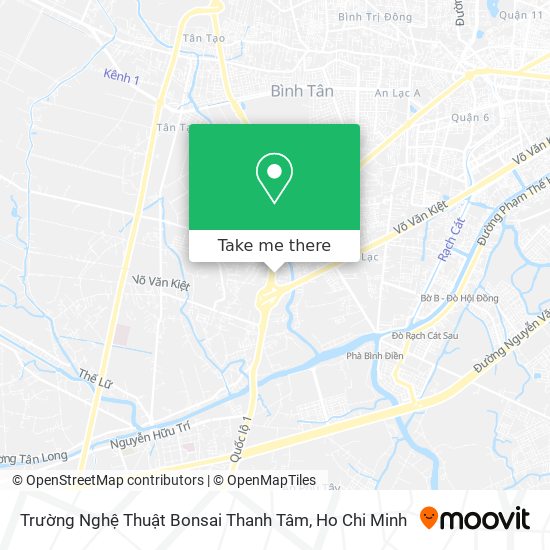 Trường Nghệ Thuật Bonsai Thanh Tâm map