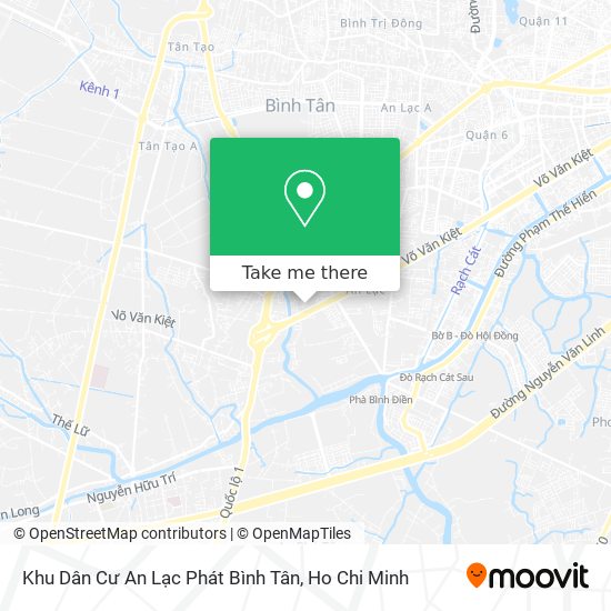 Khu Dân Cư An Lạc Phát Bình Tân map