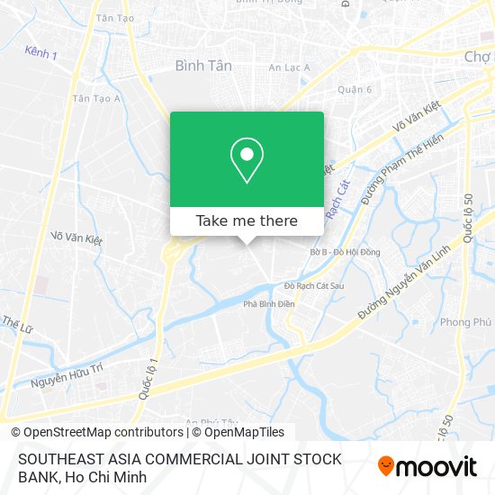 SOUTHEAST ASIA COMMERCIAL JOINT STOCK BANK map