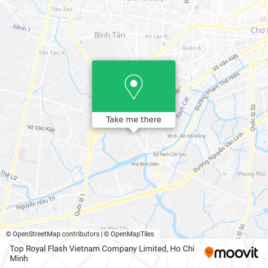 Top Royal Flash Vietnam Company Limited map