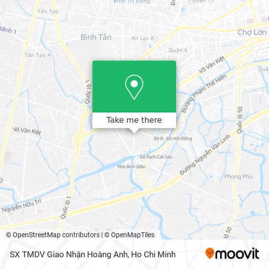SX TMDV Giao Nhận Hoàng Anh map