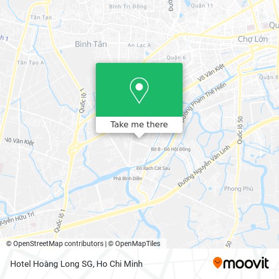 Hotel Hoàng Long SG map