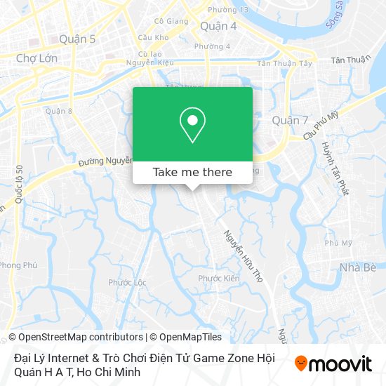 Đại Lý Internet & Trò Chơi Điện Tử Game Zone Hội Quán H A T map