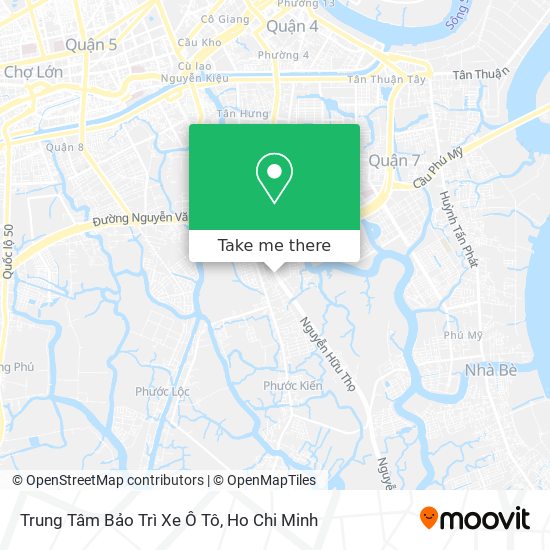 Trung Tâm Bảo Trì Xe Ô Tô map