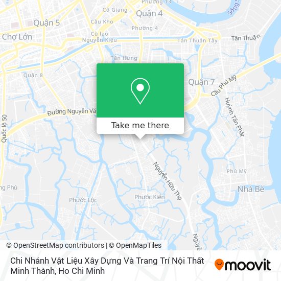 Chi Nhánh Vật Liệu Xây Dựng Và Trang Trí Nội Thất Minh Thành map