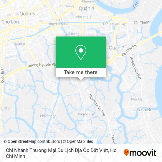 Chi Nhánh Thương Mại Du Lịch Địa Ốc Đất Việt map