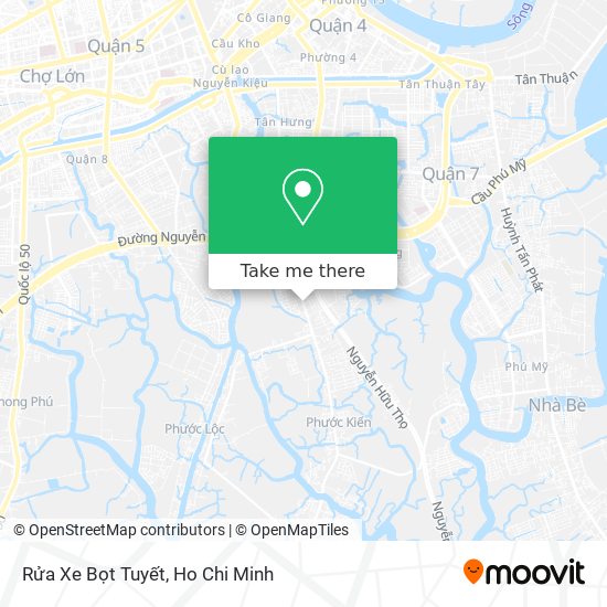 Rửa Xe Bọt Tuyết map