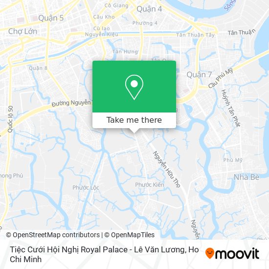 Tiệc Cưới Hội Nghị Royal Palace - Lê Văn Lương map