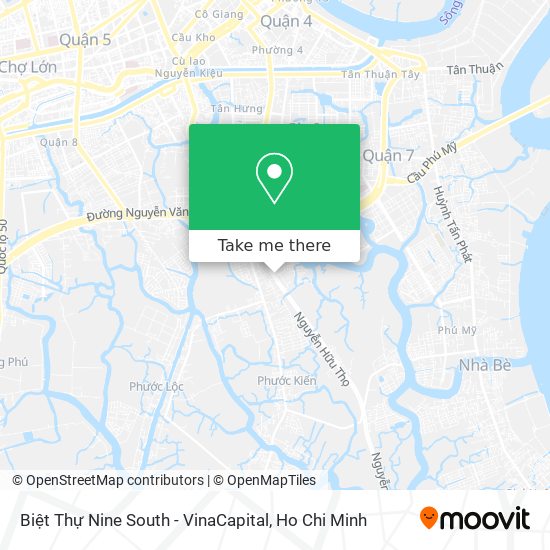 Biệt Thự Nine South - VinaCapital map