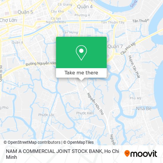 NAM A COMMERCIAL JOINT STOCK BANK map