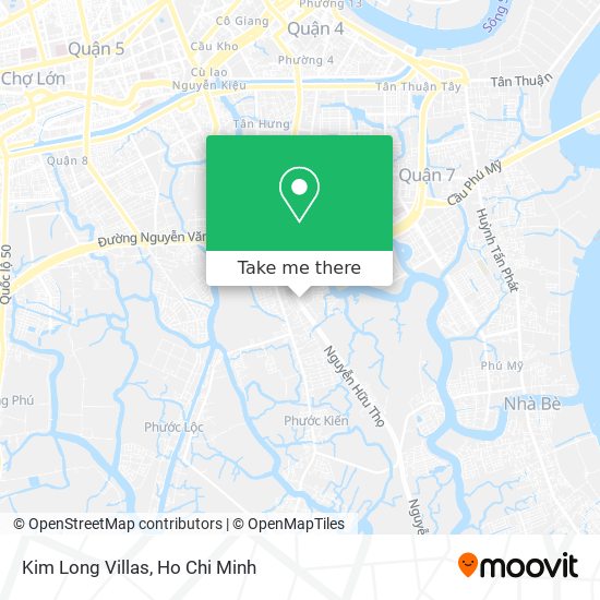 Kim Long Villas map