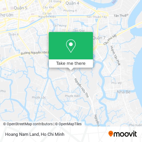 Hoang Nam Land map