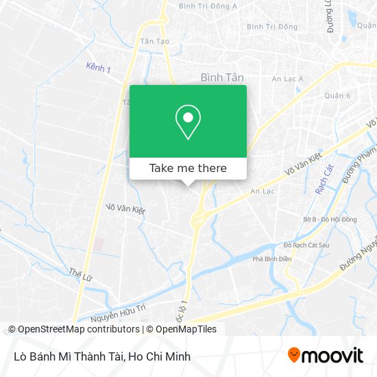 Lò Bánh Mì Thành Tài map